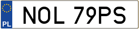 Truck License Plate